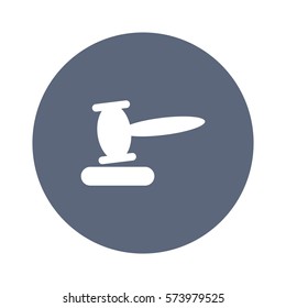 auction Icon, flat design style
