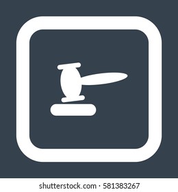 auction Icon, flat design style