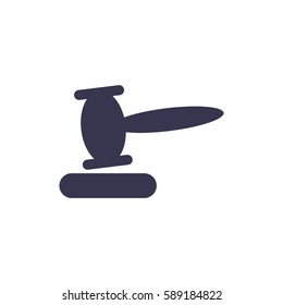 auction Icon, flat design style