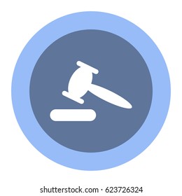 auction Icon, flat design style