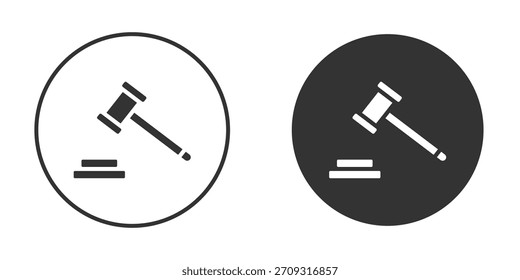 Auction icon in glyph style for web Design. UI UX icons