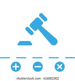 Auction icon stock vector illustration flat design