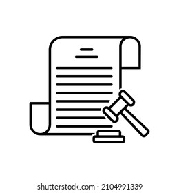 Auction icon vector. bargaining illustration sign. sold symbol or logo.