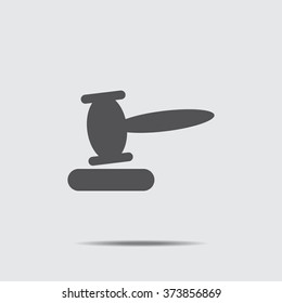 auction Icon vector flat design