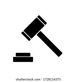 Auction icon, vector illustration. Flat design style. vector auction icon illustration isolated on white background, auction icon Eps10. auction icons graphic design vector symbols.
