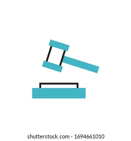 auction icon vector illustration modern style design. isolated on white background