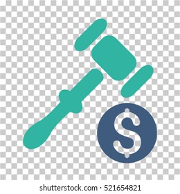 Auction icon. Vector pictogram style is a flat symbol, color, chess transparent background. Designed for software and web interface toolbars and menus.