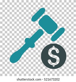 Auction icon. Vector pictograph style is a flat symbol, color, chess transparent background. Designed for software and web interface toolbars and menus.