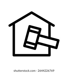 Auction Icon Vector Symbol Design Illustration