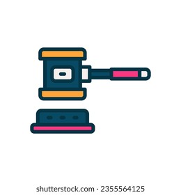auction icon for your website, mobile, presentation, and logo design.