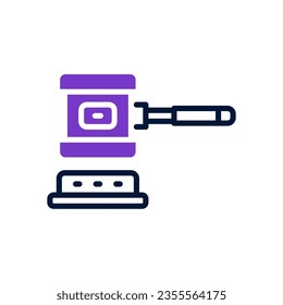 auction icon for your website, mobile, presentation, and logo design.