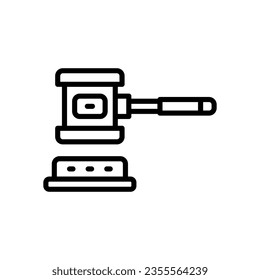 icono de subasta para tu sitio web, móvil, presentación y diseño de logotipo.