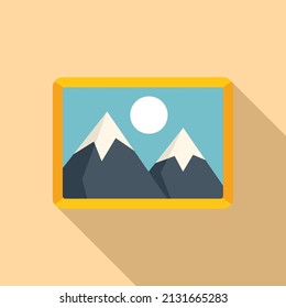 Auction image icon flat vector. Price sell. Virtual tag