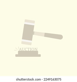 Auction logo Law and Attorney Logo Template. Vector Law Firm, Law Office, Lawyer services, Vector logo template.