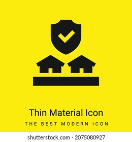 Auction minimal bright yellow material icon