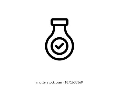 Auction Outline Icon - Bottle
