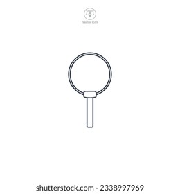 Auction Paddle icon symbol vector illustration isolated on white background