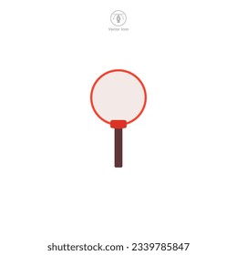Subasta Símbolo de icono de remo ilustración vectorial aislada en fondo blanco