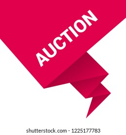 auction sign,label. auction speech bubble. auction  tag sign,banner