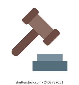 Auction Vector Flat Icon For Personal And Commercial Use.

