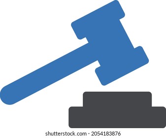 auction vector glyph colour icon