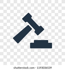 Auction vector icon isolated on transparent background, Auction transparency logo concept