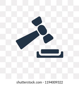 Auction vector icon isolated on transparent background, Auction transparency concept can be used web and mobile