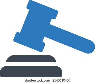 Ilustración del vector de subasta en un fondo transparente.Símbolos de calidad premium.Icono vector glifos para el diseño de concepto y gráfico. 