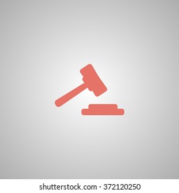 auction web icon. vector design. Vectoer EPS 10