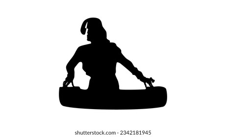  Auktionshersilhouette, hochwertiger Vektorgrafik