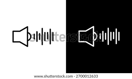 Audible White Icon Set Design