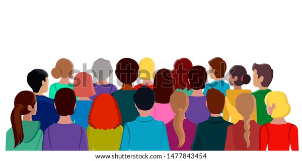 Audience Cinema Theatre Vector Entertainment Hall Stock Vector (Royalty ...