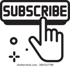 Audience, cursor, follow icon vector