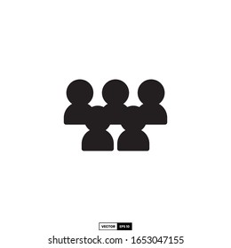 icono de audiencia, plantilla vectorial de inspiración de diseño para interfaz y cualquier propósito