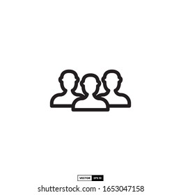 audience icon, design inspiration vector template for interface and any purpose