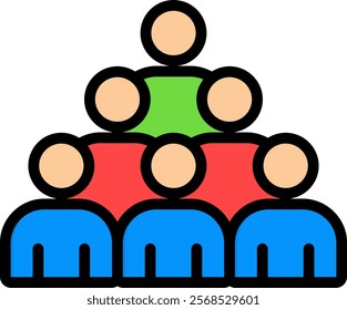 Audience Icon Element For Design