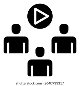 Audience Icon Element for Design
