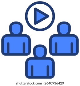 Audience Icon Element for Design