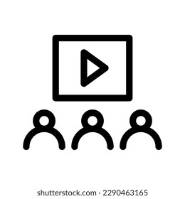 Audience Icon Vector Symbol Design Illustration