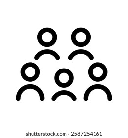 Audience Icon Vector Symbol Design Illustration