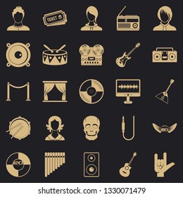 Audience icons set. Simple set of 25 audience vector icons for web for any design