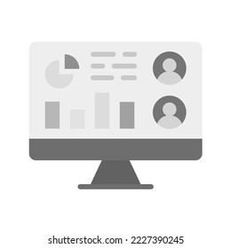 Audience Insight icon vector image. Can also be used for Digital Marketing. Suitable for mobile apps, web apps and print media.