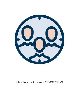Audience Target Line Icon