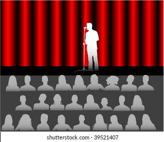 Audience In The Theater