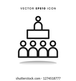 Audience vector icon