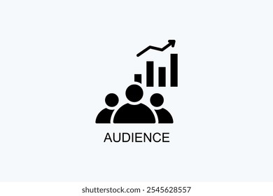 Audience Vector Icon Or Logo Illustration