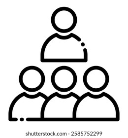 Audience vector illustration icon for your business needs