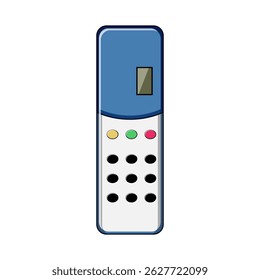audience voting clicker cartoon. feedback response, engagement survey, participation results audience voting clicker sign. isolated symbol vector illustration