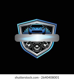 audio abstract logo modern style