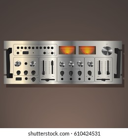 audio amplifier metal